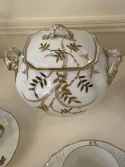 Service à café Limoges Léon Sazerat XIX ème siècle - 12 tasses