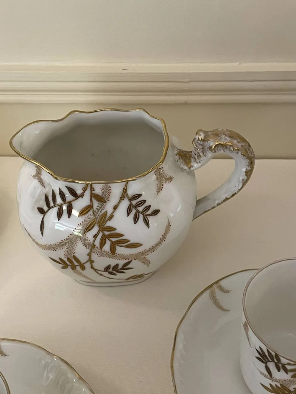 Service à café Limoges Léon Sazerat XIX ème siècle - 12 tasses