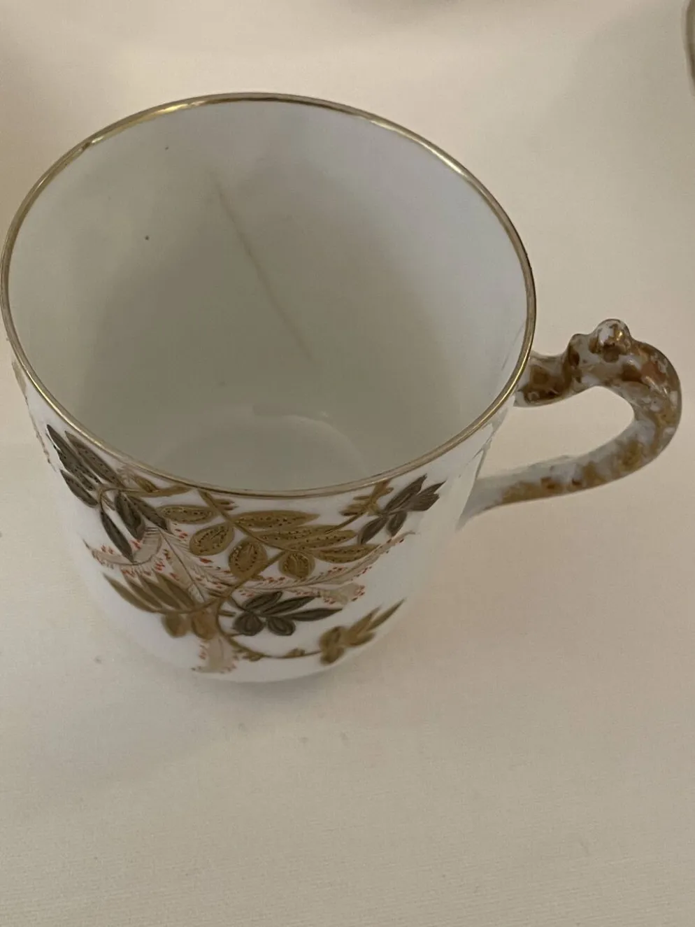 Service à café Limoges Léon Sazerat XIX ème siècle - 12 tasses