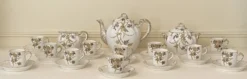 Service à café Limoges Léon Sazerat XIX ème siècle - 12 tasses