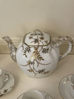 Service à café Limoges Léon Sazerat XIX ème siècle - 12 tasses