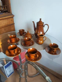 Service à café mid century Pologne 1960
