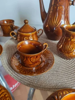 Service à café mid century Pologne 1960