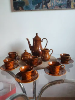 Service à café mid century Pologne 1960