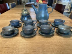 Service à café ou thé en grès