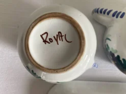 Service à café/petit-déjeuner en faïence italienne, Royal Peruzzi, mil