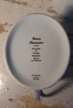 Service à café 3 pièces – Porcelaine de Limoges – Modèle Trianon