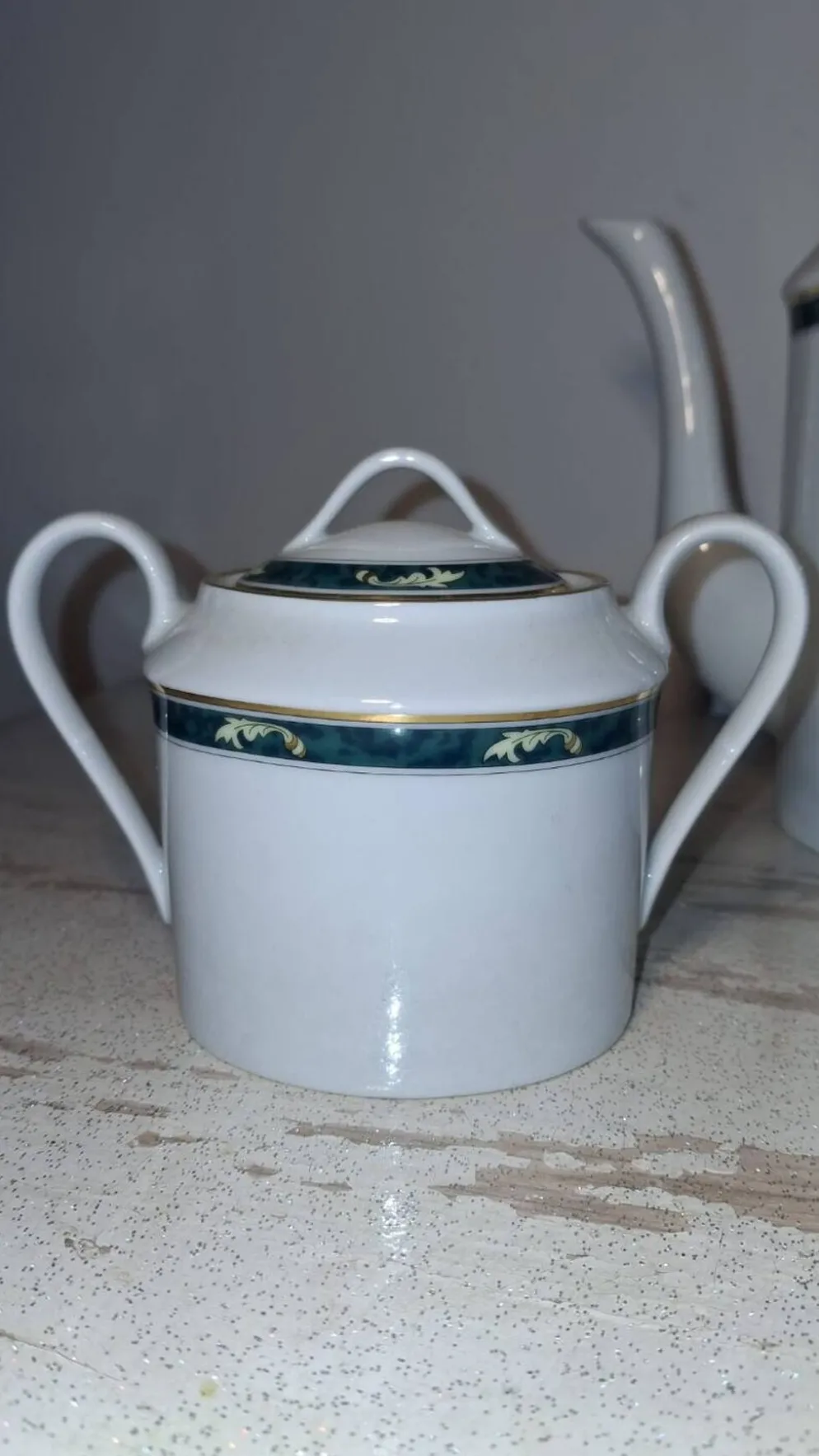 Service à café 3 pièces – Porcelaine de Limoges – Modèle Trianon
