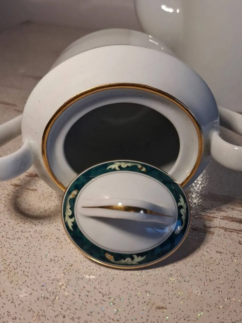 Service à café 3 pièces – Porcelaine de Limoges – Modèle Trianon