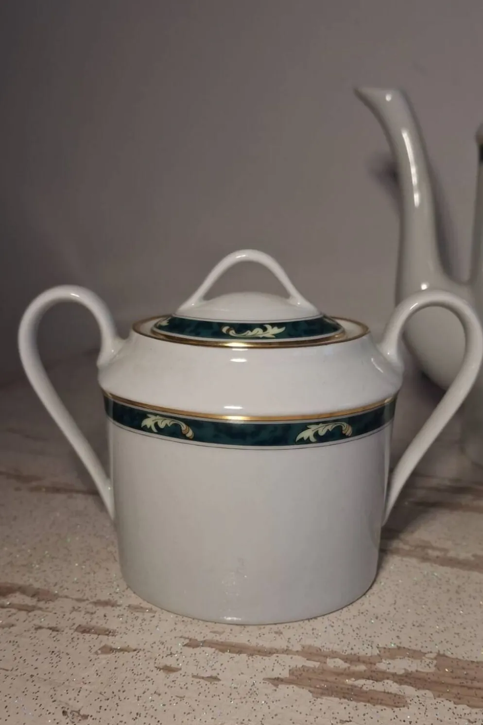 Service à café 3 pièces – Porcelaine de Limoges – Modèle Trianon