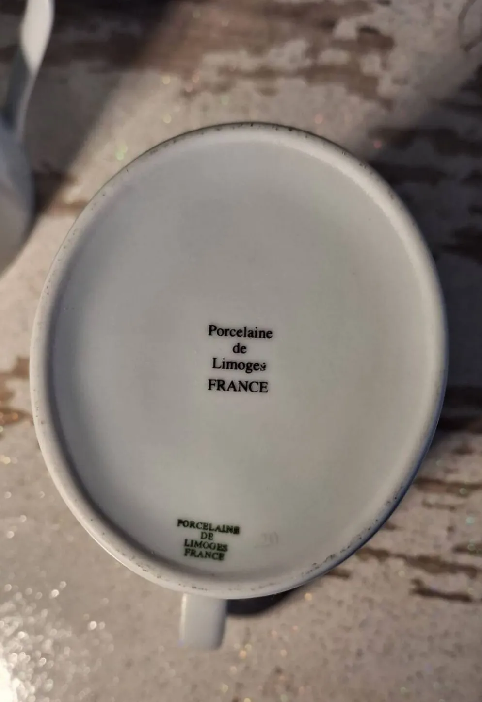 Service à café 3 pièces – Porcelaine de Limoges – Modèle Trianon