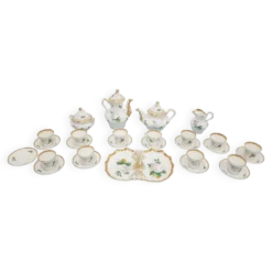 Service à café, porcelaine blanche avec dorure, KPM, Allemagne, 19e siècle
