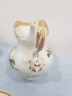 Service à café, porcelaine blanche avec dorure, KPM, Allemagne, 19e siècle