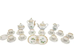 Service à café, porcelaine blanche avec dorure, KPM, Allemagne, 19e siècle