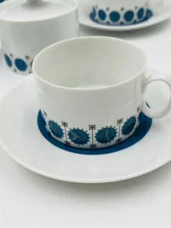 Service Café Porcelaine Thomas Germany Medaillon 70s