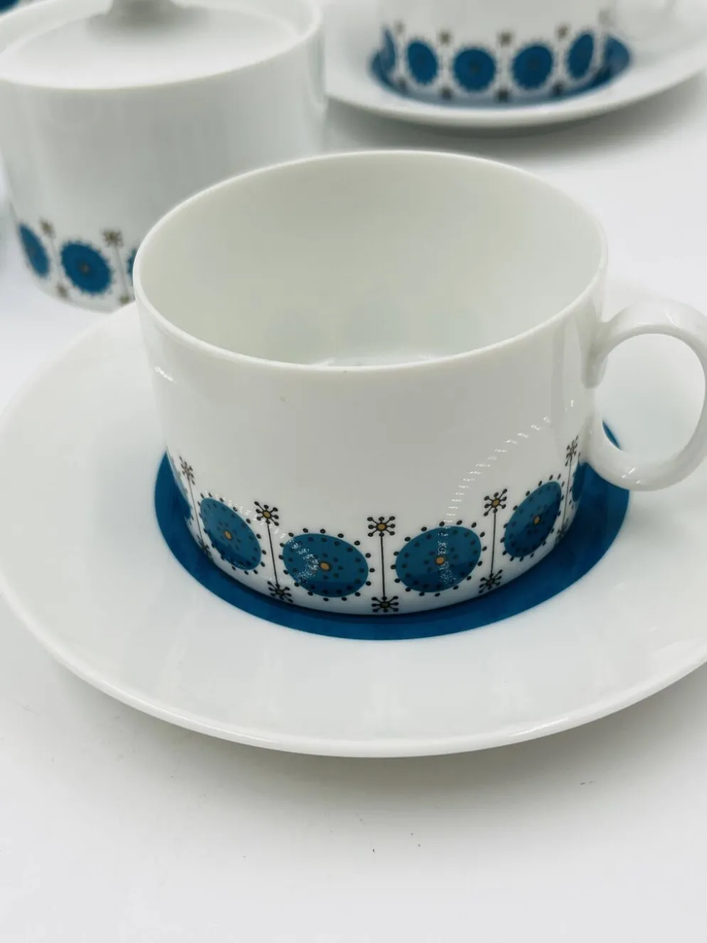 Service Café Porcelaine Thomas Germany Medaillon 70s