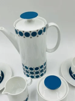 Service Café Porcelaine Thomas Germany Medaillon 70s