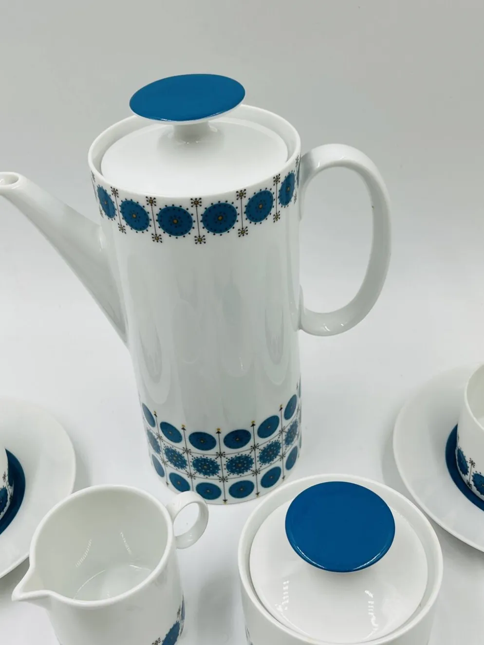 Service Café Porcelaine Thomas Germany Medaillon 70s
