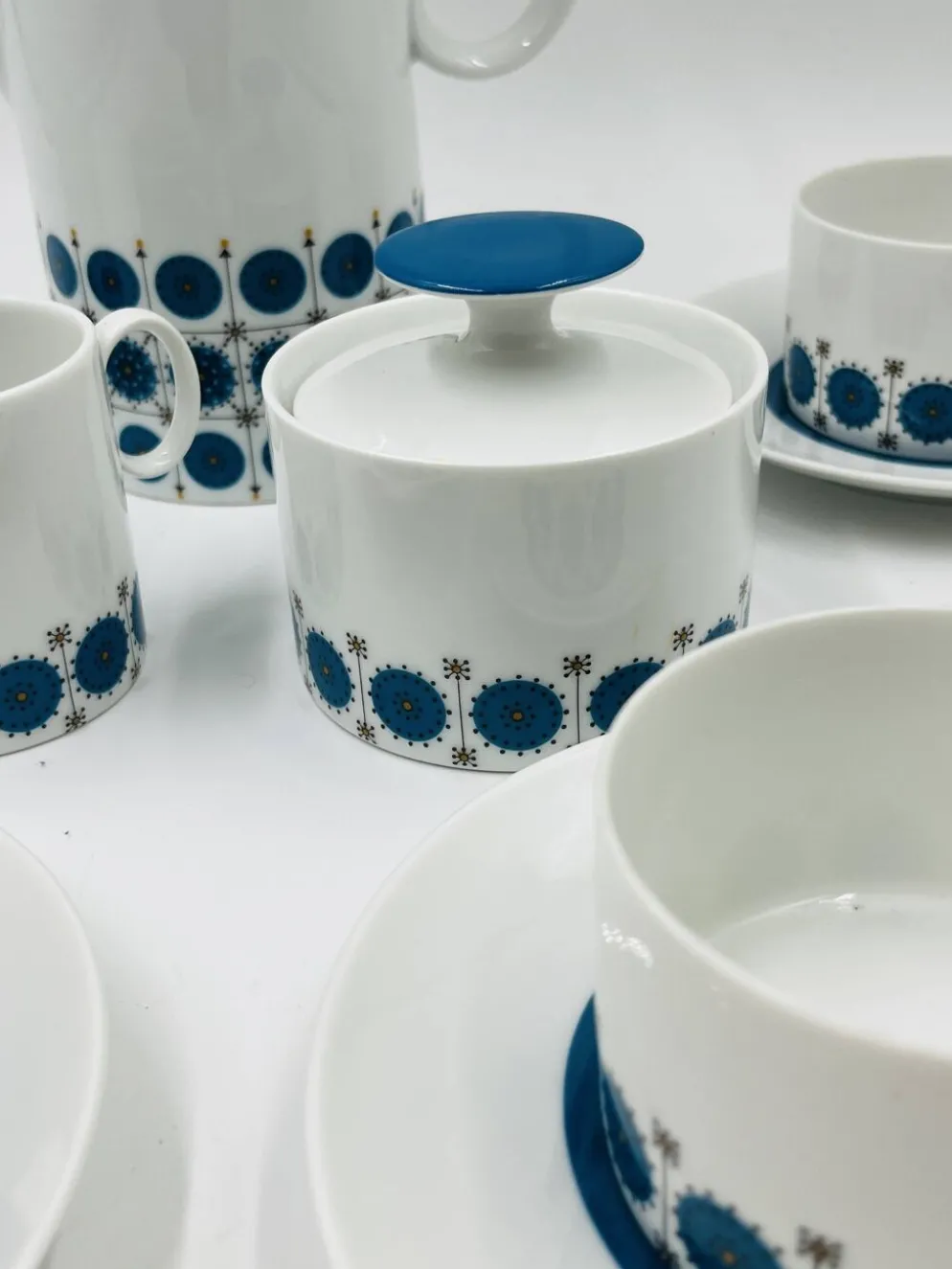 Service Café Porcelaine Thomas Germany Medaillon 70s