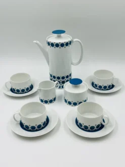 Service Café Porcelaine Thomas Germany Medaillon 70s