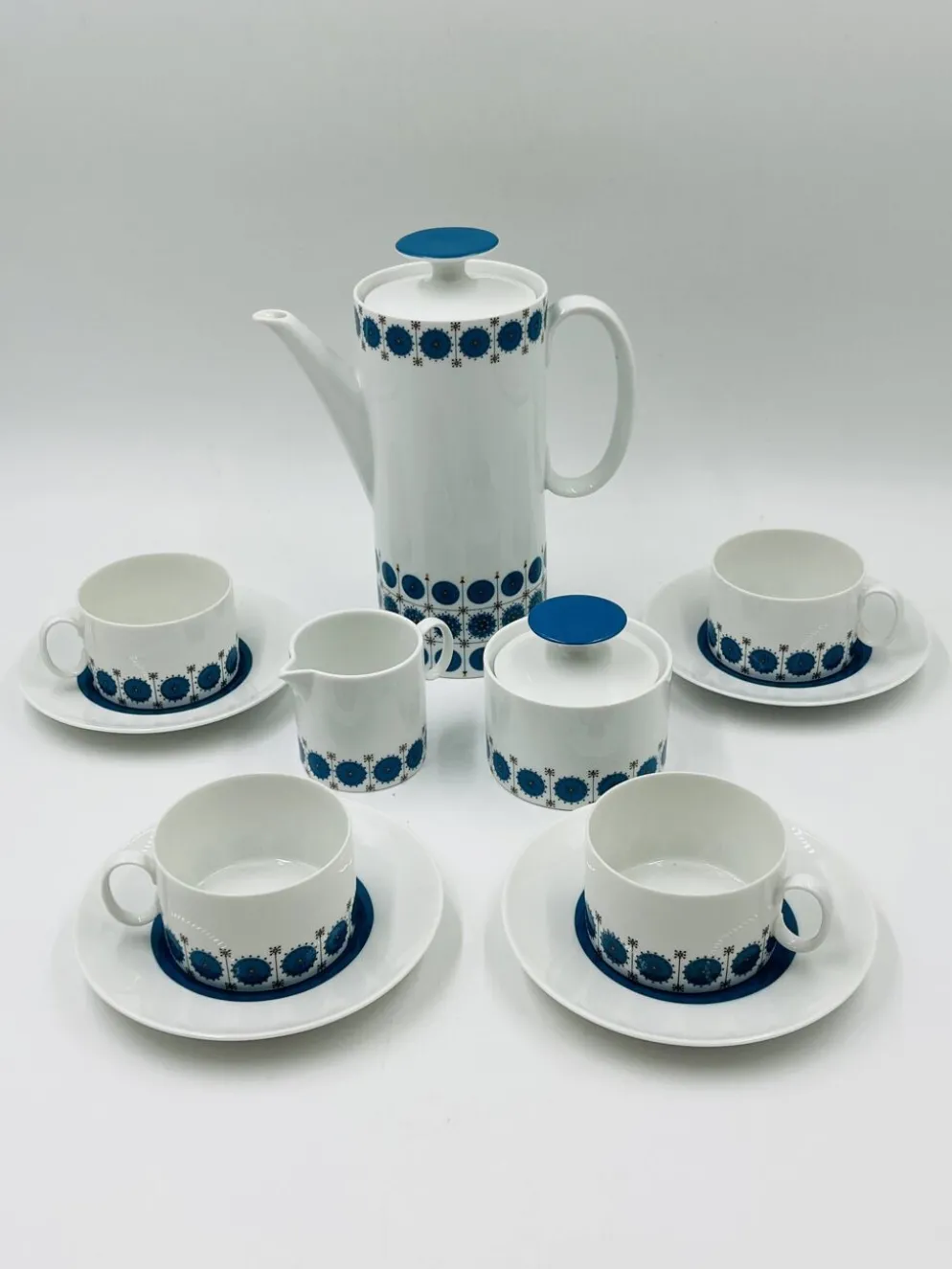 Service Café Porcelaine Thomas Germany Medaillon 70s