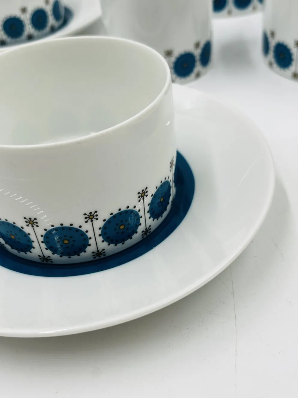 Service Café Porcelaine Thomas Germany Medaillon 70s