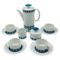 Service Café Porcelaine Thomas Germany Medaillon 70s
