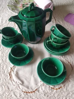 Service à café, thé art déco KG Lunéville