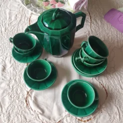 Service à café, thé art déco KG Lunéville