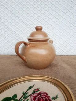 Service à café thé chocolat grès village CNP France vintage