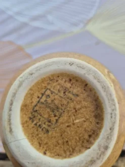 Service à café / thé vintage en grès pyrité artisanale