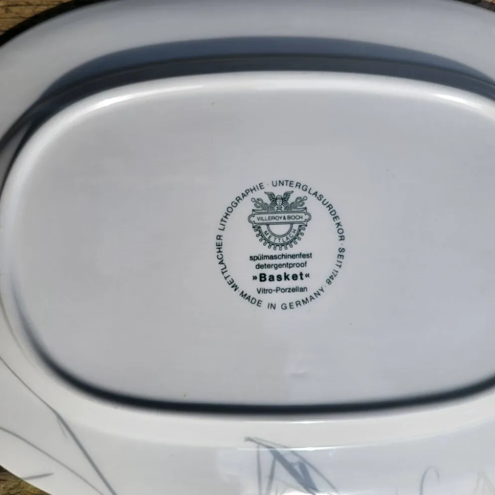 Service à café Villeroy et Boch, série Basket