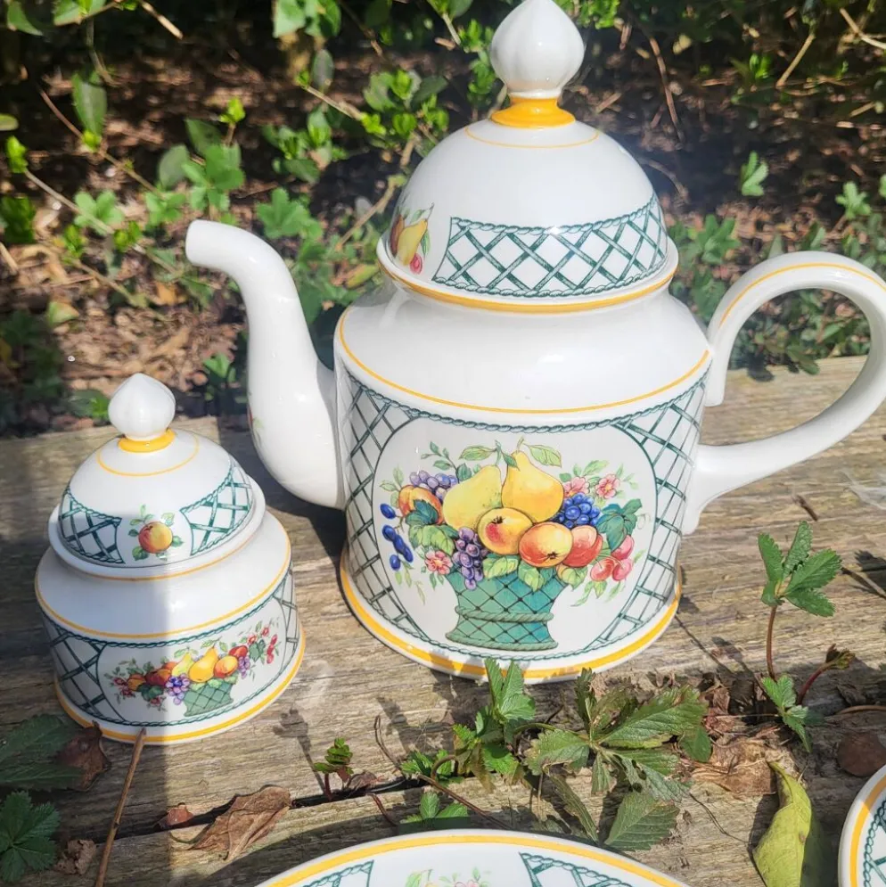 Service à café Villeroy et Boch, série Basket