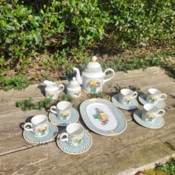 Service à café Villeroy et Boch, série Basket