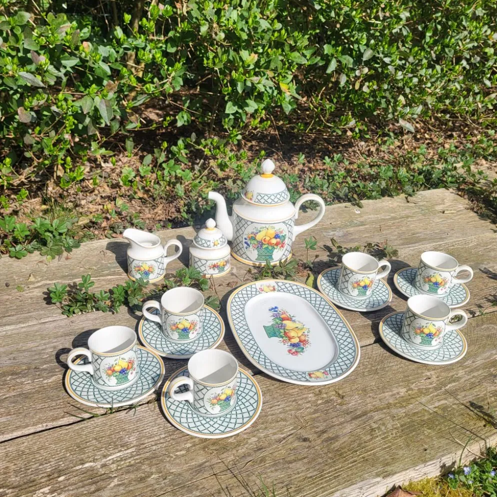Service à café Villeroy et Boch, série Basket