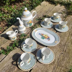 Service à café Villeroy et Boch, série Basket