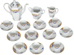 Service à café vintage en porcelaine de Epiag Tchécoslovaquie