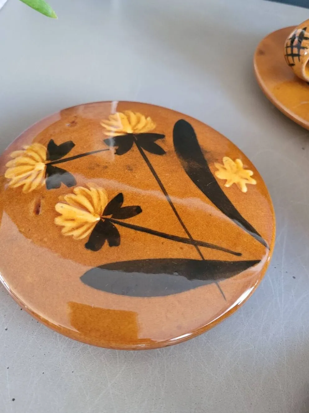 Service à café vintage en porcelaine