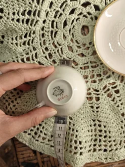 Service à café vintage Thomas Ivory Rosenthal en porcelaine ivoire – 6 pers