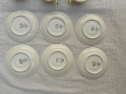 Service à café vintage Thomas Ivory Rosenthal en porcelaine ivoire – 6 pers