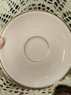 Service à café vintage Thomas Ivory Rosenthal en porcelaine ivoire – 6 pers