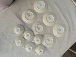 Service à café vintage Thomas Ivory Rosenthal en porcelaine ivoire – 6 pers