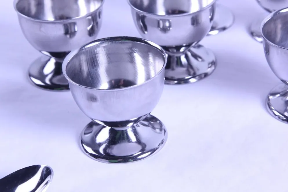 Service coquetiers vintage métal Guy Degrenne