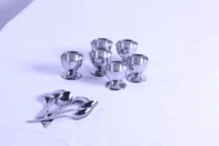 Service coquetiers vintage métal Guy Degrenne