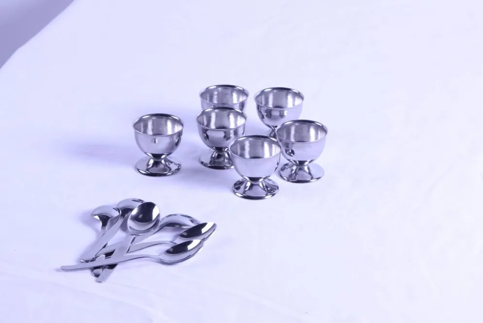 Service coquetiers vintage métal Guy Degrenne