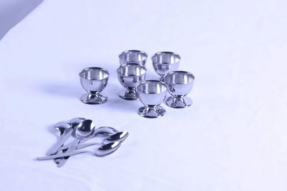 Service coquetiers vintage métal Guy Degrenne