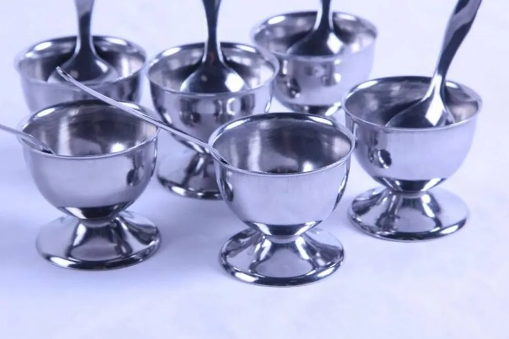 Service coquetiers vintage métal Guy Degrenne