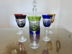 Service cristal couleur