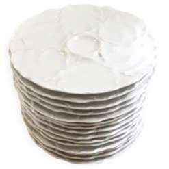 Service d'assiettes à huitres en porcelaine par HutschenReuthen