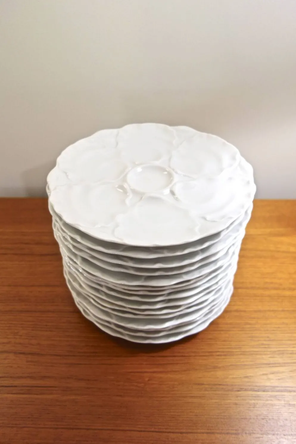 Service d'assiettes à huitres en porcelaine par HutschenReuthen